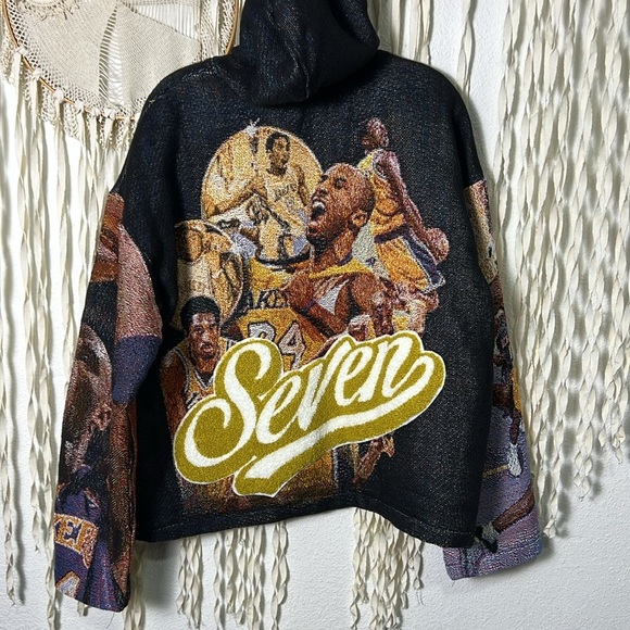 Seven Seven Kobi Bryant Pull Over Hoodie Size Small Unisex - Picture 6 of 10